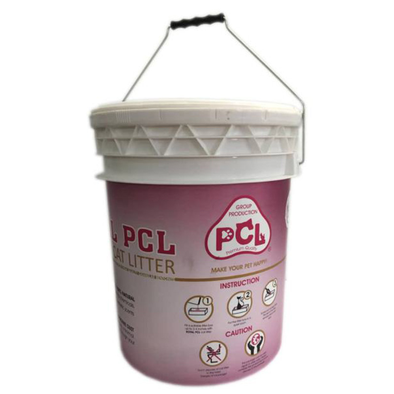  عکس بسته بندی خاک بستر گربه پی سی ال مدل Royal-PCL وزن 20 کیلوگرم 