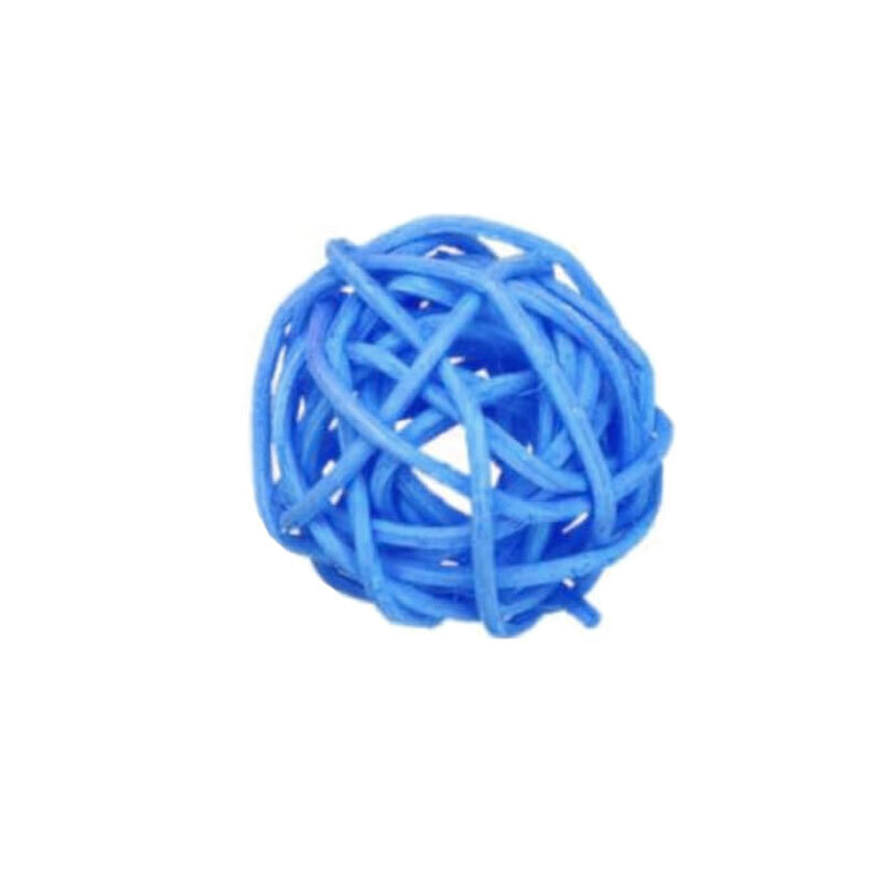  تصویر اسباب بازی توپ حصیری سایز کوچک رنگ آبی 