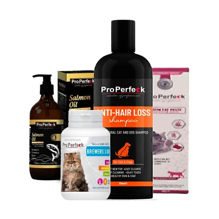 تصویر شامپو سگ و گربه ضد ریزش مو پروپرفک ProPerfeck Anti Hair Loss Shampoo حجم 250 میلی لیتر از نمای رو به رو