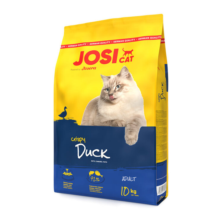 عکس غذای خشک گربه جوسرا مدل Josicat duck Fish وزن 10 کیلوگرم رو به رو
