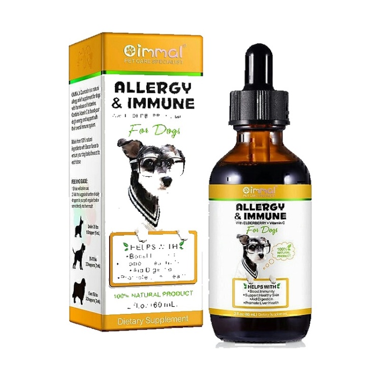 تصویر 2 قطره آلرژی و ایمنی برای سگ اویمال Oimmal Allergy And Immune For Dogs
