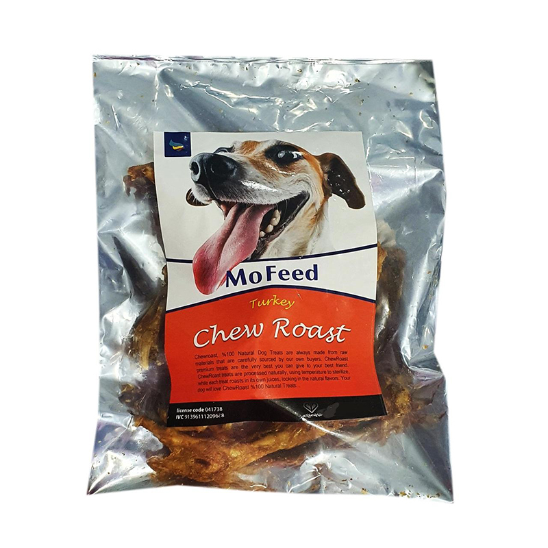  عکس بسته بندی تشویقی سگ مفید مدل Turkey Chew Roast وزن 400 گرم 