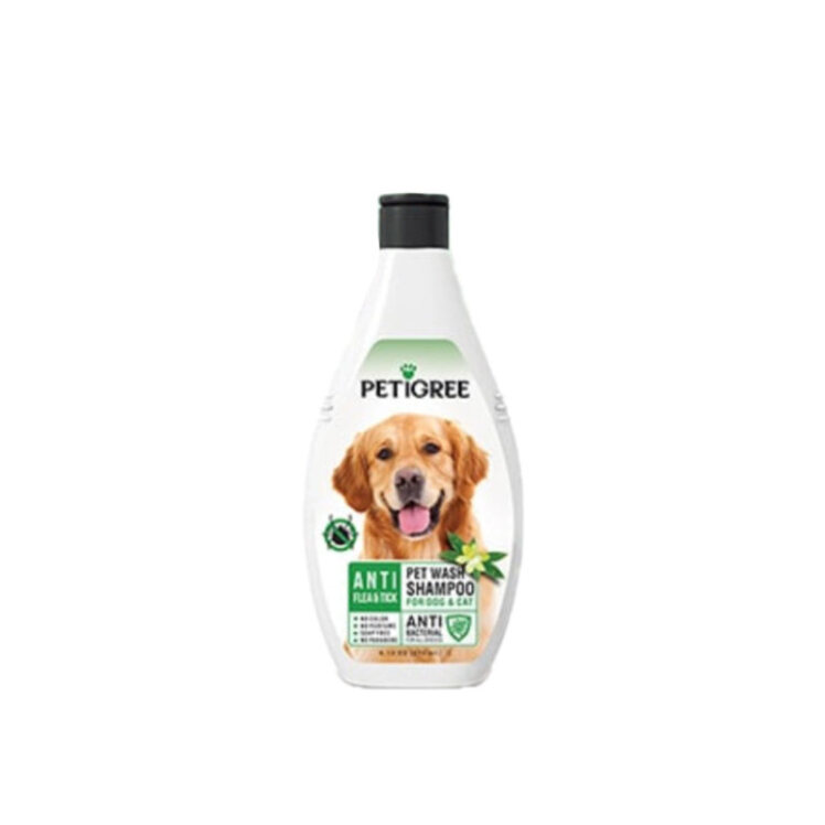 تصویر شامپو سگ و گربه ضد کک و کنه پتیگری Petigree Anti Flea & Tick Shampoo حجم 270 میلی لیتر