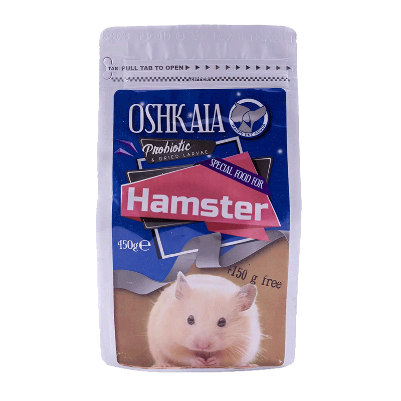  تصویر غذای همستر اوشکایا مدل Hamster وزن 450 گرم 