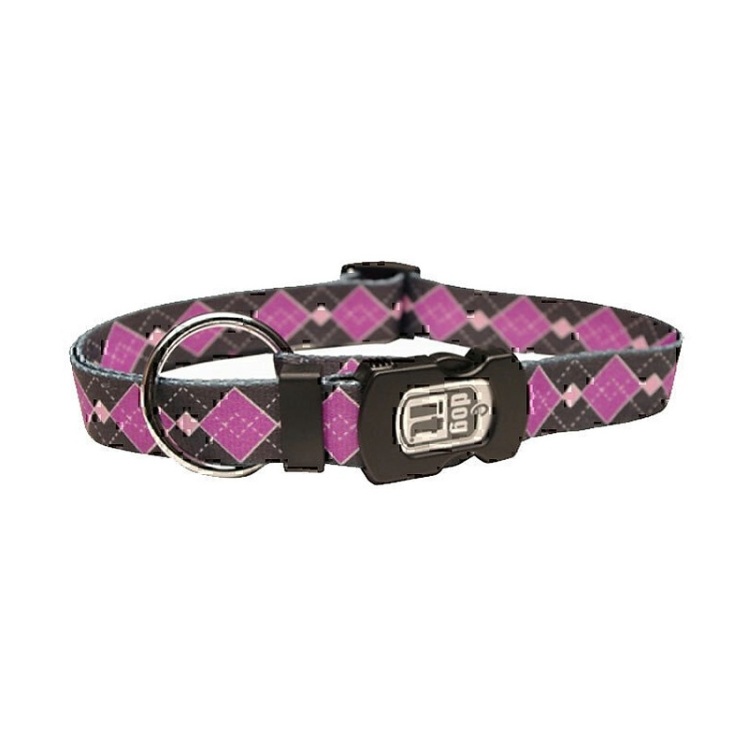 عکس قلاده گردنی بدون لید سگ هاگن Hagen Dogit NeckCollar Without Leash سایز L زمینه مشکی طرح اسکلت
