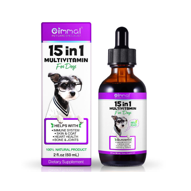  تصویر 1 قطره مولتی ویتامین برای سگ اویمال Oimmal Multivitamin For Dogs 