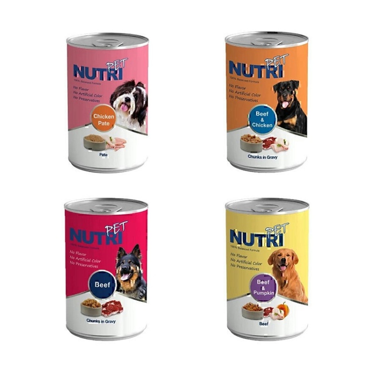 تصویر 2 بسته کنسرو غذای سگ نوتری مدل Nutri Pack وزن 425 گرم مجموعه 4 عددی
