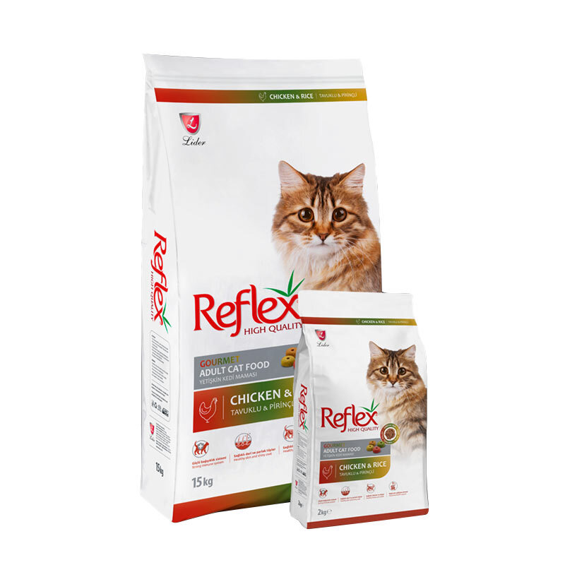  تصویر جدید غذای خشک گربه رفلکس مدل Multi Color وزن 1.5 کیلوگرم 