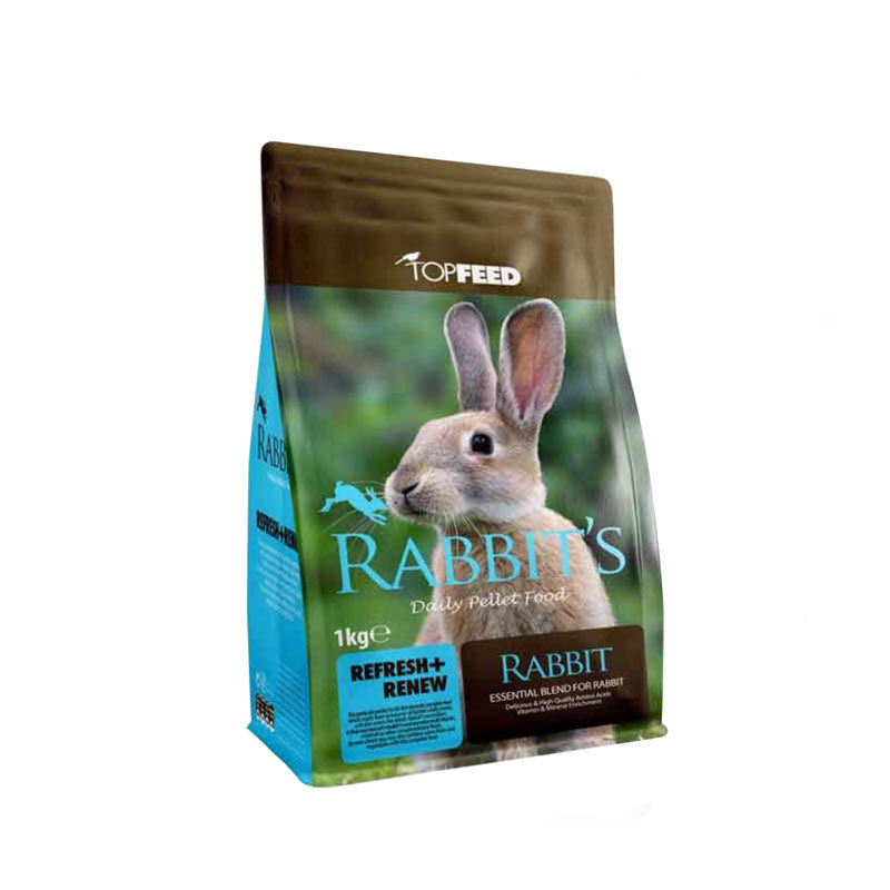  تصویر غذای خشک خرگوش تاپ فید مدل Rabbit Daily PelletFood وزن 1 کیلوگرم 