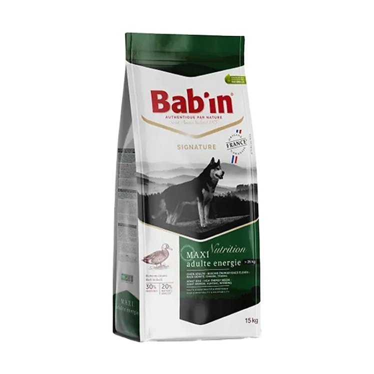 غذای خشک سگ بابین Babin Adult Maxi Energy وزن 15 کیلوگرم کاتالوگ