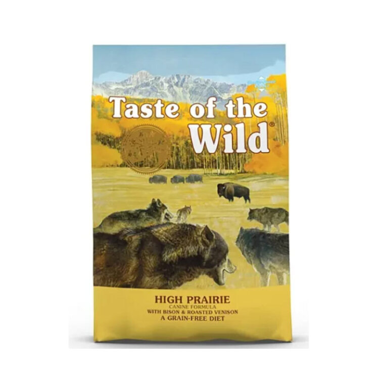 تصویر غذای خشک سگ تیست آف د وایلد با طعم گوشت گوزن و گاومیش Taste Of The Wild Dog Food With Bison And Roasted Venisonوزن
