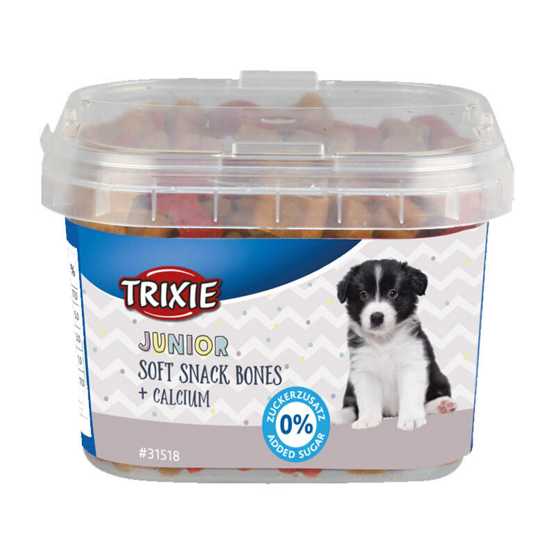  تصویر تشویقی سگ تریکسی مدل Junior Soft Snack Bones با مخلوط وزن 140 گرم 