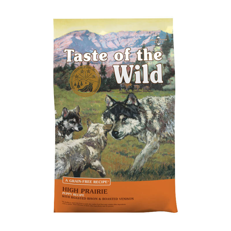  تصویر غذای خشک توله سگ تیست آف د وایلد Taste Of The Wild High Prairie Puppy وزن 2.27 کیلوگرم 