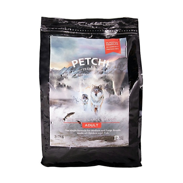 تصویر 2 غذای خشک پرمیوم سگ بالغ نژاد متوسط و بزرگ پتچی Petchi Adult Medium & Large وزن 3.7 کیلوگرم