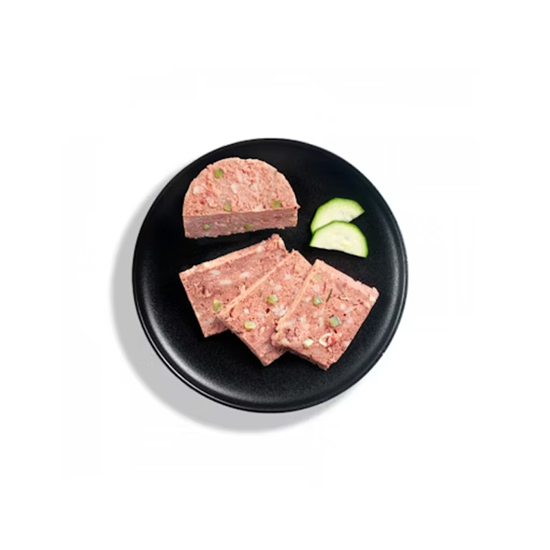  تصویر محتویات کنسرو غذای سگ بلکاندو با طعم گوشت بوقلمون Belcando Super Premium With Turkey وزن 400 گرم 