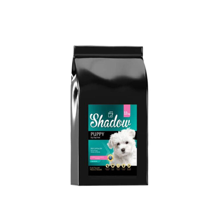 عکس غذای خشک توله سگ شدو Shadow Puppy وزن 13 کیلوگرم