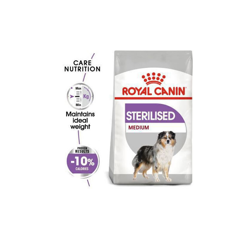  تصویر دوم غذای خشک سگ عقیم شده رویال کنین Royal Canin Medium Sterilised وزن 3 کیلوگرم 