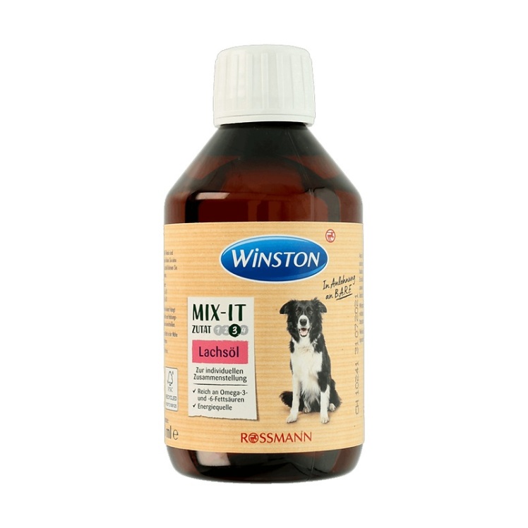 تصویر 2 مکمل روغن ماهی سگ وینستون Winston Mix-It حجم 250 میلی لیتر