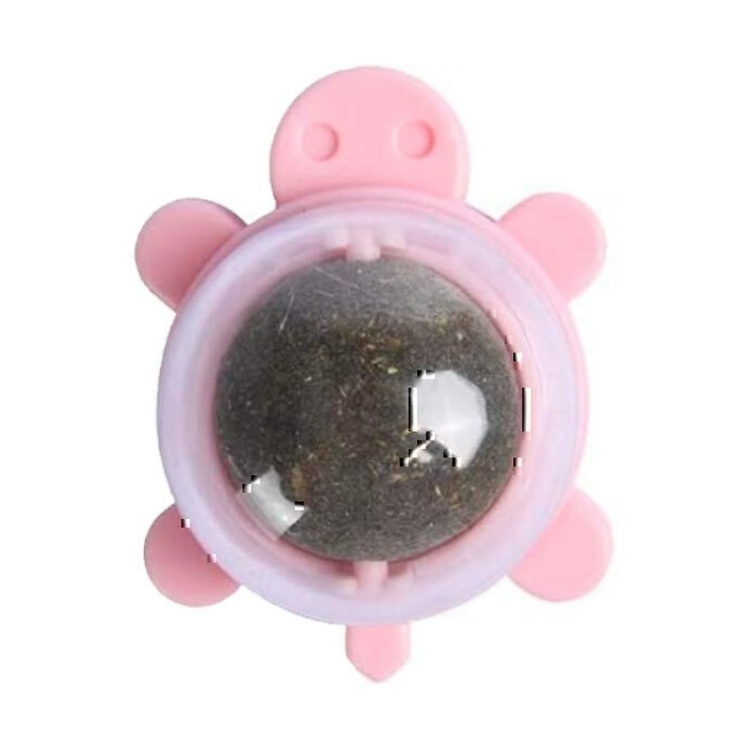 تصویر آبنبات تشویقی طرح دار گربه با طعم کت نیپ Cat Mint Toy Ball وزن 100 گرم طرح لاکپشت سبز
