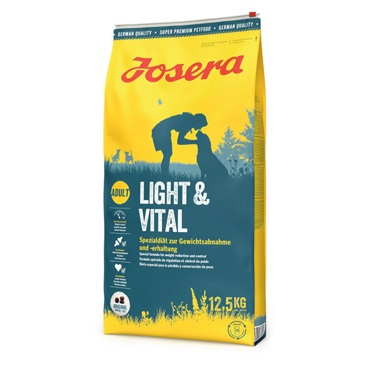 عکس بسته‌بندی غذای خشک سگ بالغ جوسرا مناسب کاهش وزن Josera Light & Vital وزن 12.5 کیلوگرم