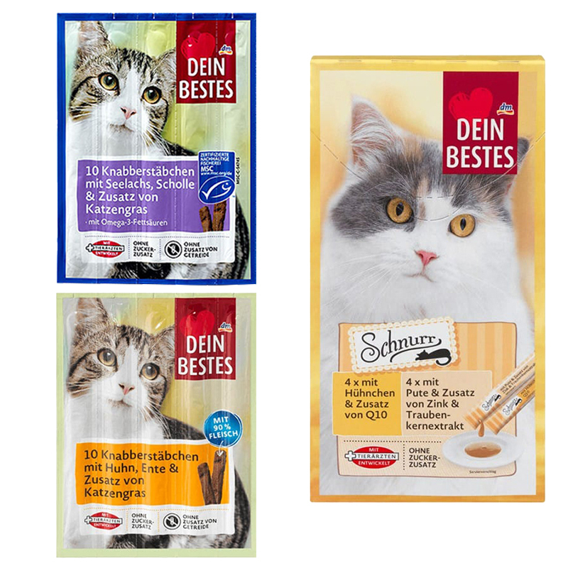  عکس باندل بسته تشویقی گربه دین بستس مدل Dein Bestes Pack مجموعه 3 عددی 
