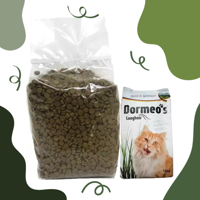  عکس دانه غذای خشک گربه هپی کت مدل Dormeo وزن 10 کیلوگرم 