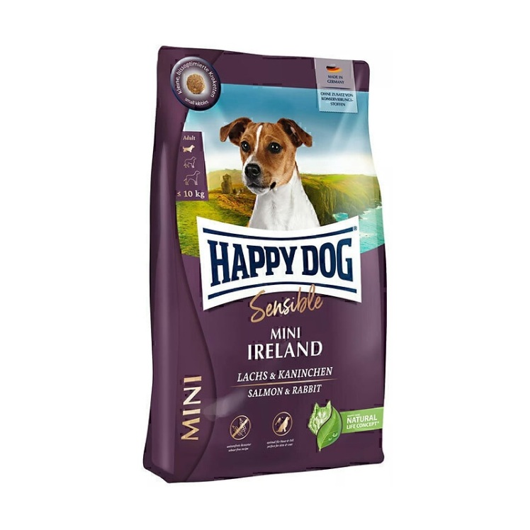 تصویر دانه غذای خشک سوپر پرمیوم سگ هپی داگ Happy Dog Sensible Mini Irland وزن 4 کیلوگرم