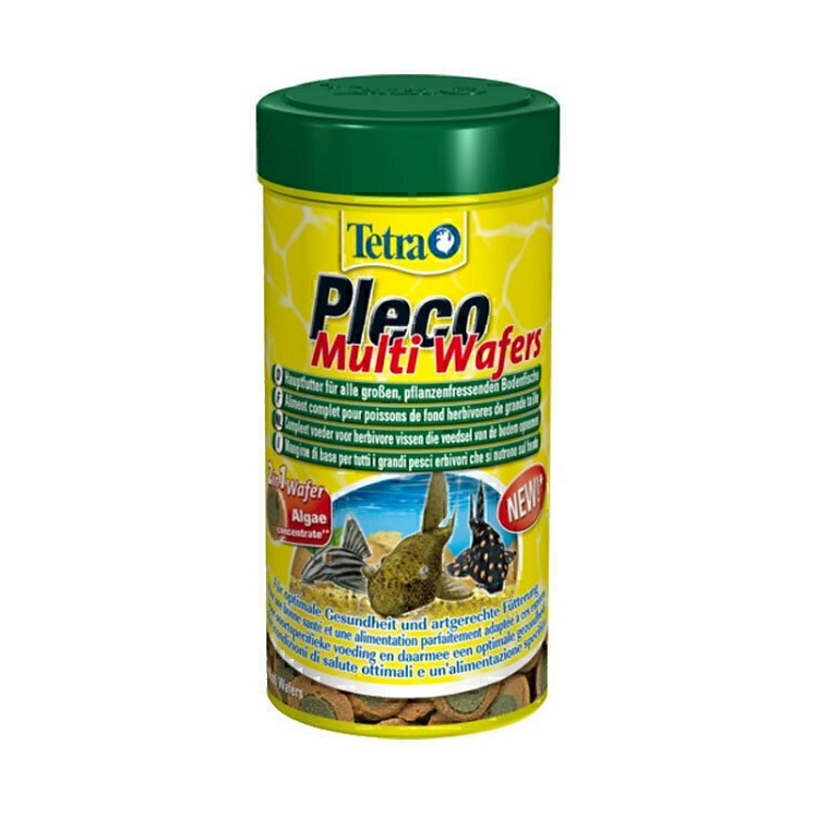 تصویر 2 غذای گیاهی ماهی لجن خوار تترا Tetra Pro Pleco Wafers حجم 250 میلی لیتر