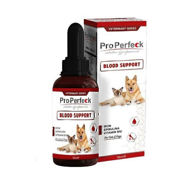 تصویر محصول قطره مکمل خون ساز سگ و گربه پروپرفک Properfeck Blood Support Drop حجم 50 میلی لیتر