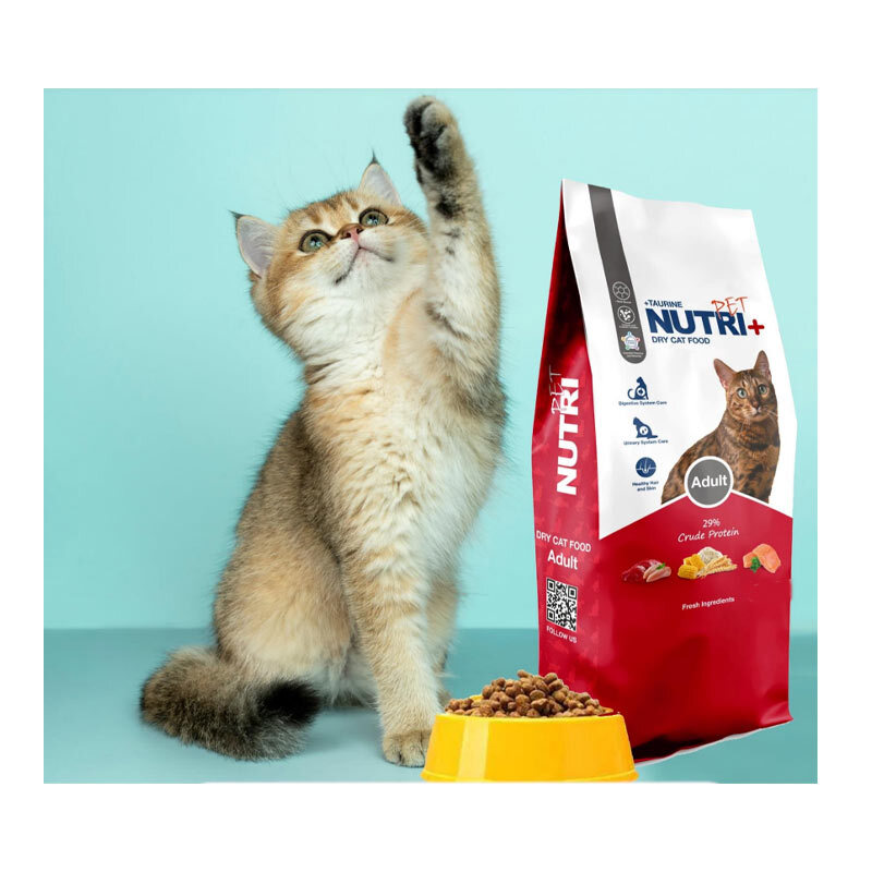  تصویر 2 غذای خشک گربه بالغ نوتری پلاس Nutri Plus Adult Cat Food وزن 10 کیلوگرم 