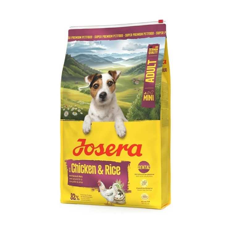 تصویر 1 غذای خشک سگ جوسرا Josera Miniwell وزن 10 کیلوگرم از نمای رو به رو