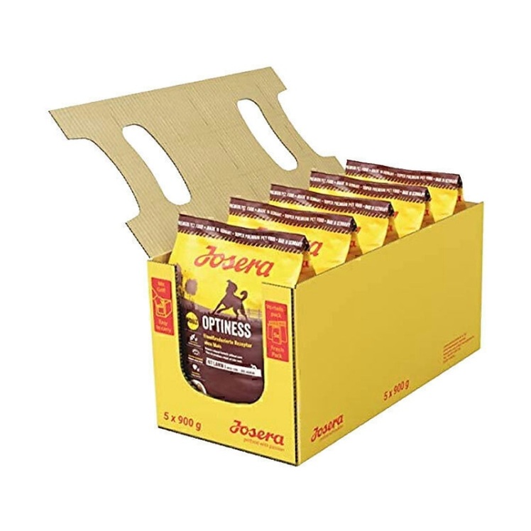 تصویر 2 غذای خشک سگ مدل اپتینس جوسرا Josera Optiness وزن 900 گرم بسته 5 عددی