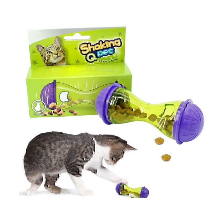 تصویر 2 اسباب بازی مخزن دار دمبلی گربه شیکینگ کیو Shaking Q Cat Toy