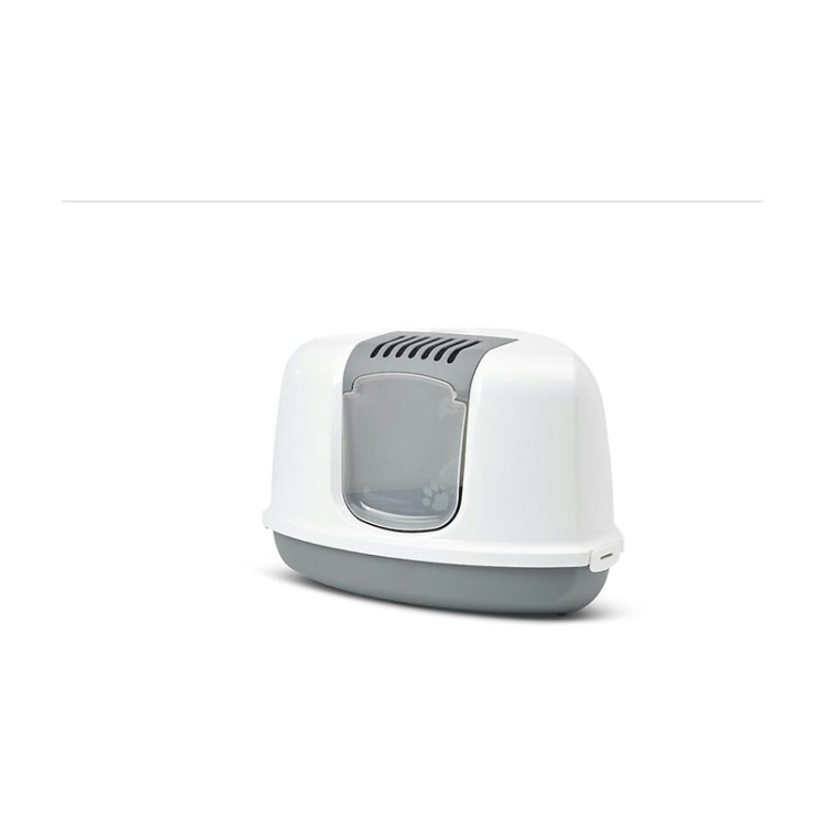 تصویر رنگ آبی ظرف خاک مسقف گربه نستور گوشه ای ساویک NESTOR CORNER TOILET HOME