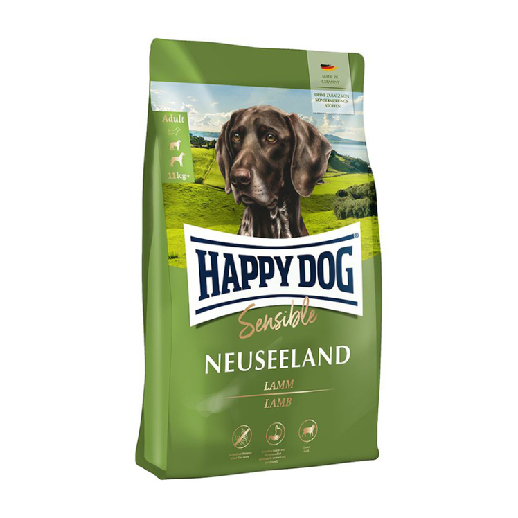 تصویر غذای خشک سوپر پرمیوم سگ بالغ هپی داگ Happy Dog Sensible Neuseeland وزن 4 کیلوگرم