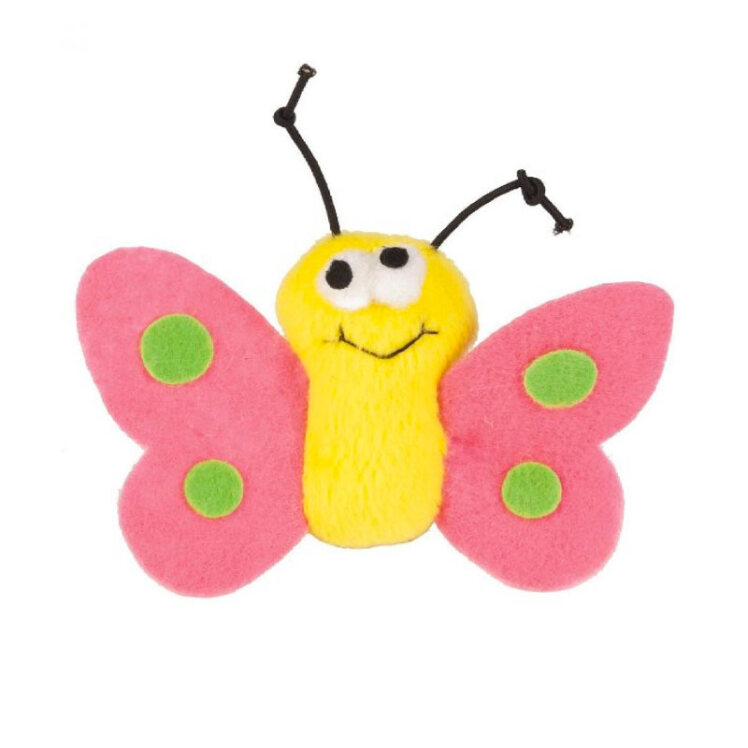 تصویر عروسک گربه طرح پروانه بیزتیس BeezTees Cat Fun Butterfly از نمای رو به رو