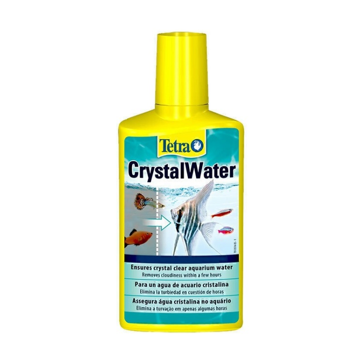عکس بطری شفاف کننده آب تترا Tetra Crystal Water حجم 100 میلی لیتر از پشت