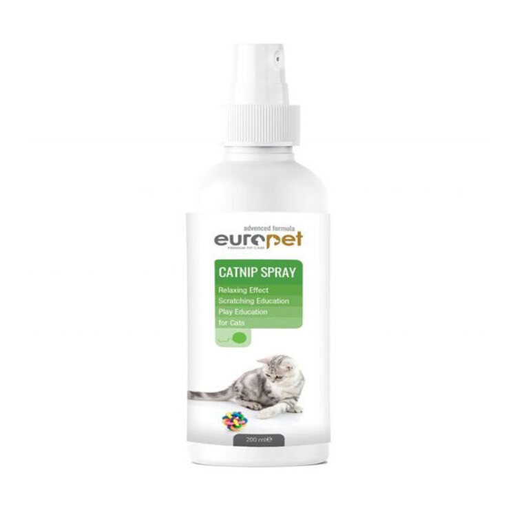تصویر اسپری کت نیپ گربه یوروپت Europet Catnip Spray حجم 200 میلی لیتر
