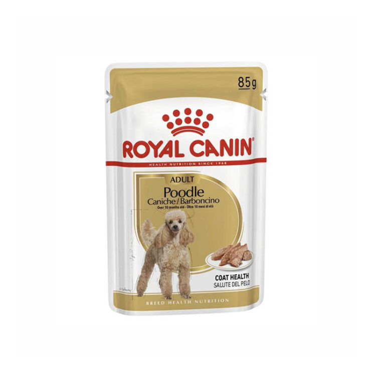 تصویر پوچ سگ بالغ پودل رویال کنین Royal Canin Adult Poodle وزن 85 گرم