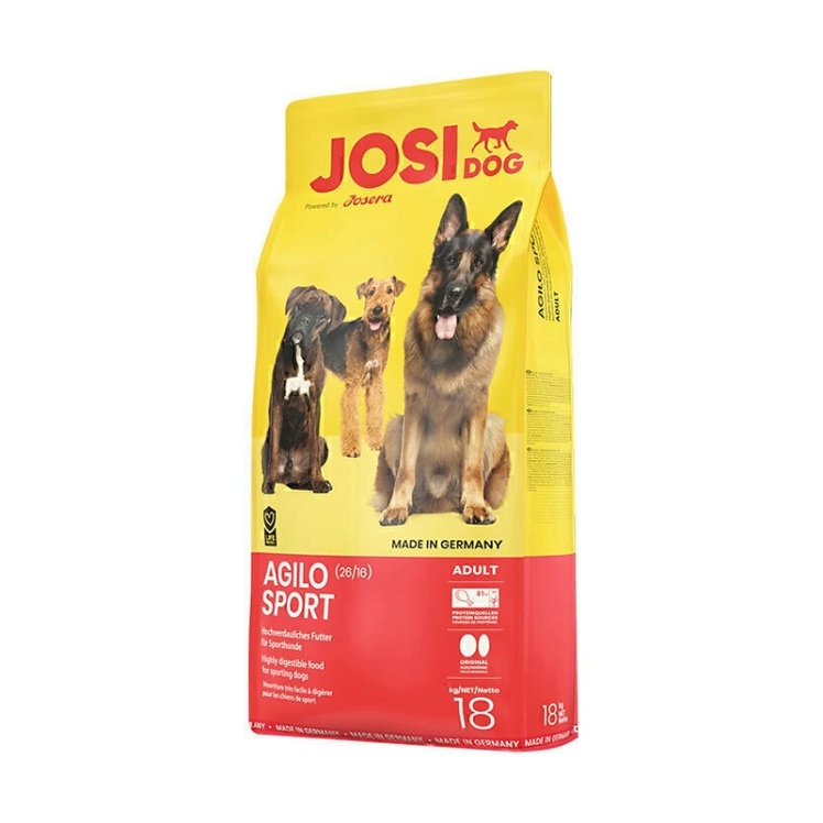 تصویر دانه غذای خشک سگ جوسرا Jusidog Agilo Sport وزن 15 کیلوگرم