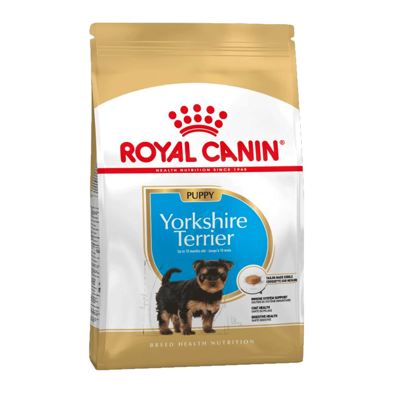 تصویر غذای خشک توله سگ رویال کنین مدل Puppy Yorkshire Terrier وزن 1.5 کیلوگرم