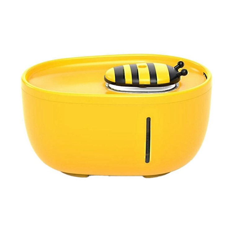 تصویر نحوه استفاده آبخوری زنبوری مخصوص گربه بی اند فلاور Bee&Flower Cat Water Bowl حجم 2 لیتر