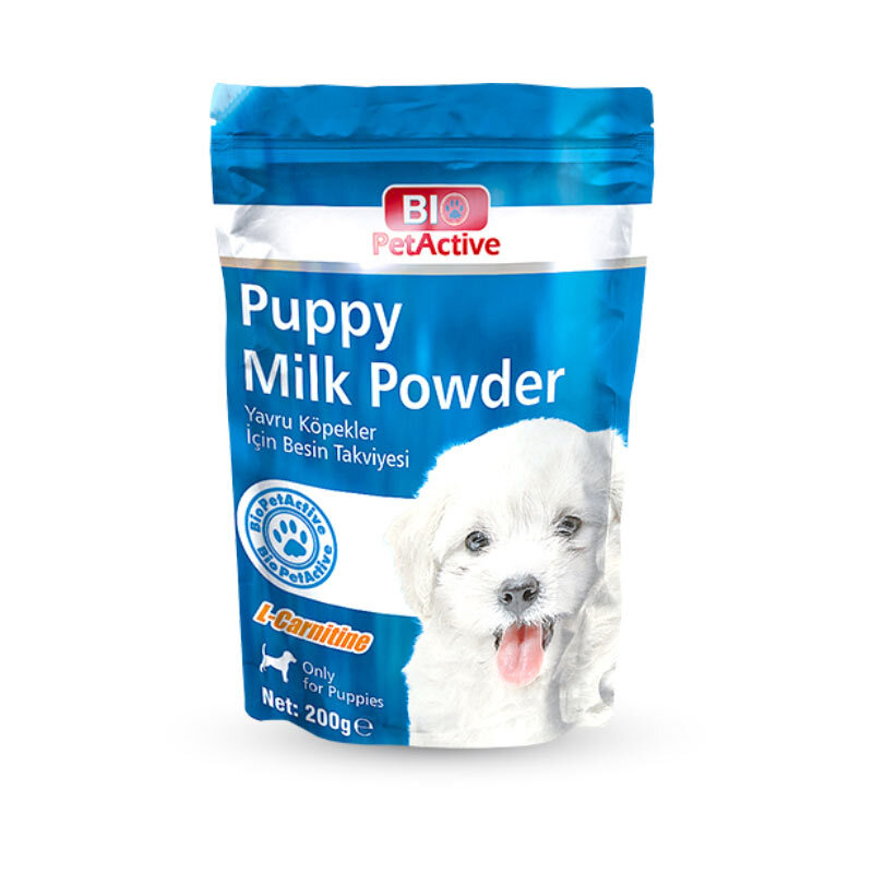  تصویر شیر خشک توله سگ ریپلیسر بیو Bio Puppy Milk Replacer وزن 200 گرم 