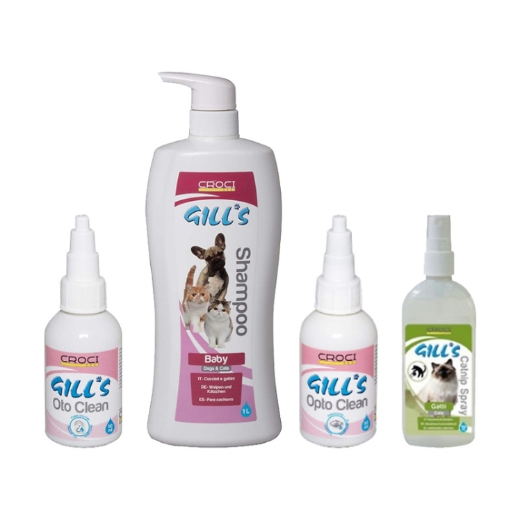 عکس قطره گوش سگ و گربه کروچی مدل Gills Oto Clean حجم 50 میلی لیتر 