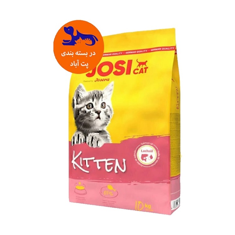 تصویر محتویات غذای خشک بچه گربه جوسرا با طعم گوشت پرندگان JosiCat Kitten Poultry وزن 1 کیلوگرم