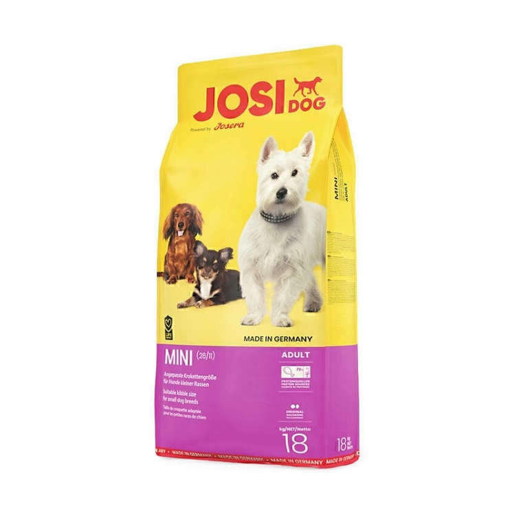 تصویر دانه غذای خشک سگ بالغ نژاد کوچک مدل جوسی داگ جوسرا ‌Josera Josidog Mini Adult وزن 18 کیلوگرم