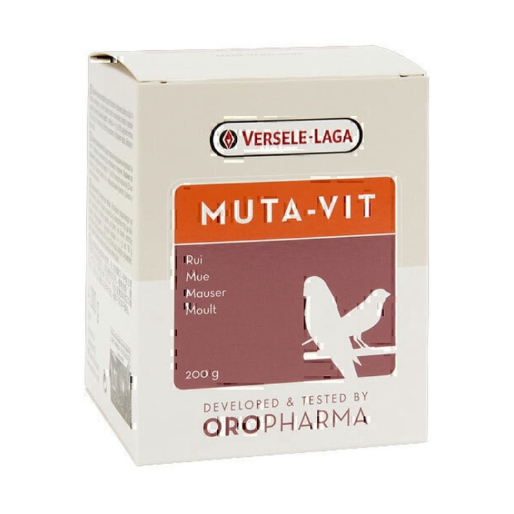 عکس قوطی مکمل غذایی مولتی ویتامین پرندگان ورسله‌ لاگا Versele-Laga Muta-vit وزن 200 گرم