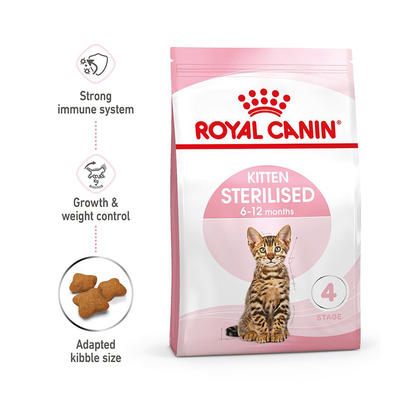  تصویر غذای خشک بچه گربه عقیم شده رویال کنین Royal Canin Kitten Sterilised 