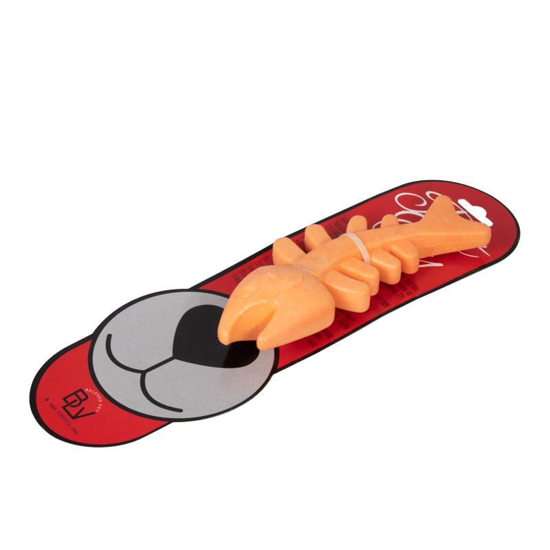  اسباب بازی دندانی گربه هپی پت مدل ماهیرنگ نارنجی 2 