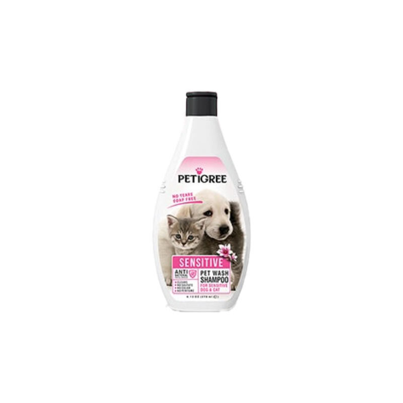  تصویر شامپو سگ و گربه مخصوص پوست های حساس پتیگری Petigree Sensitive Shampoo حجم 270 میلی لیتر 